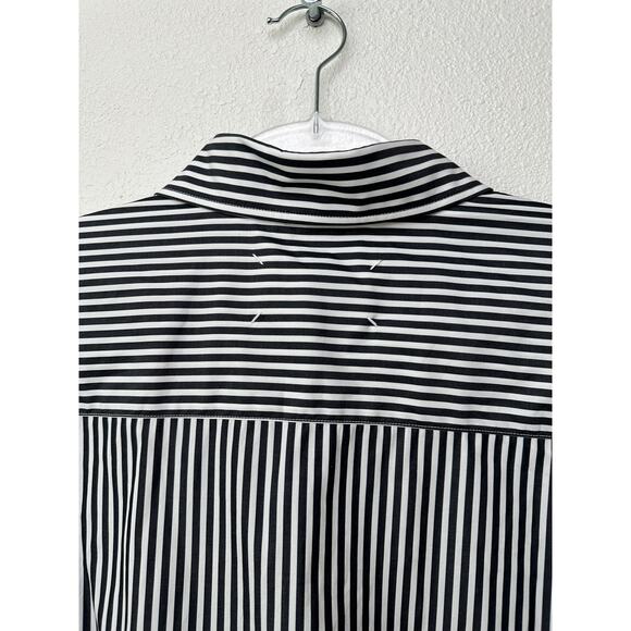 Maison Margiela Line 10 Oversized Striped Shirt Black/White Men’s US S (EU 38) - Picture 8 of 16